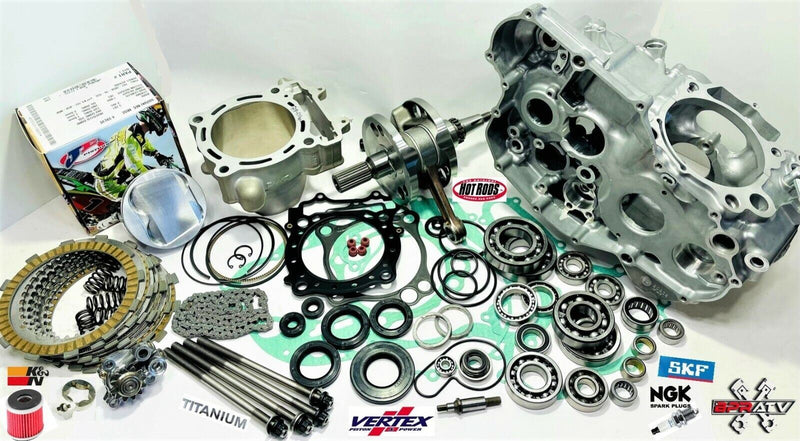 YFZ450R YFZ 450R 450X Crank Cases Case Complete Rebuilt Motor Engine Rebuild Kit