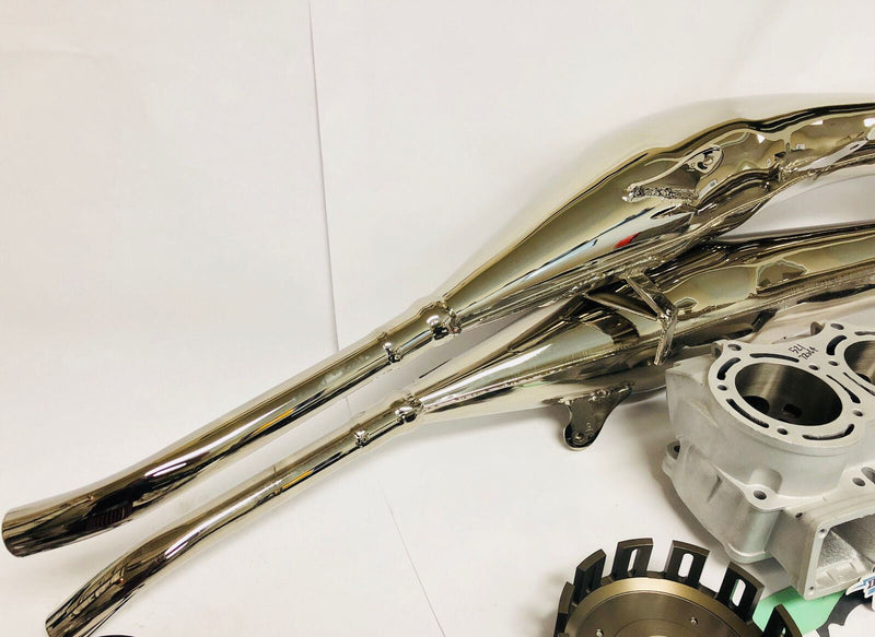 🔥 Banshee 472 72mm Super Cub Cylinder Crank Complete Rebuild w Drag Pipes ⚡