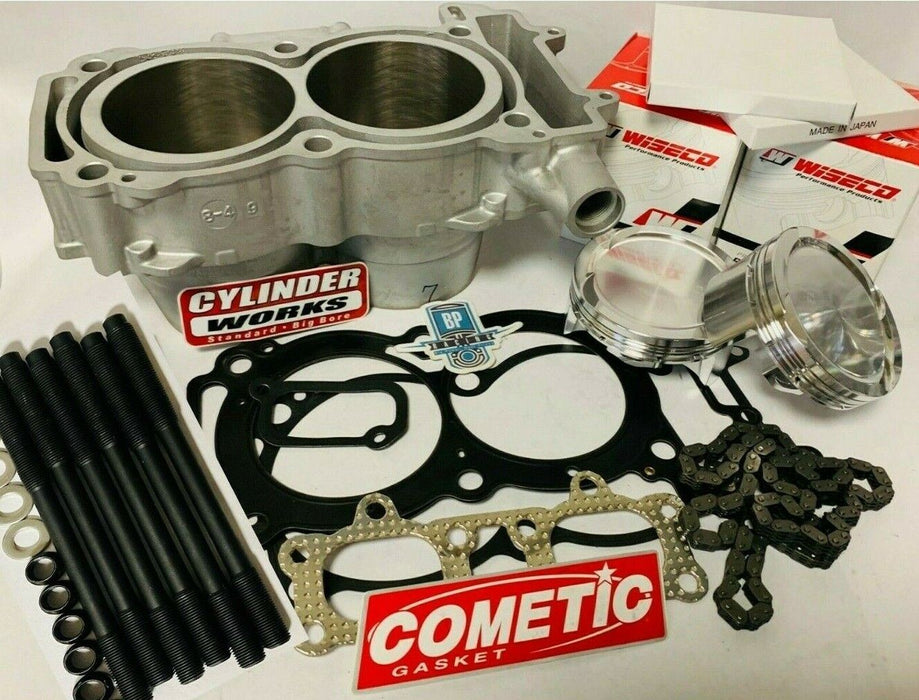 17+ XP1000 XP 4 XP 1000 Stock Bore Cylinder Pistons Rebuilt Top End Rebuild Kit