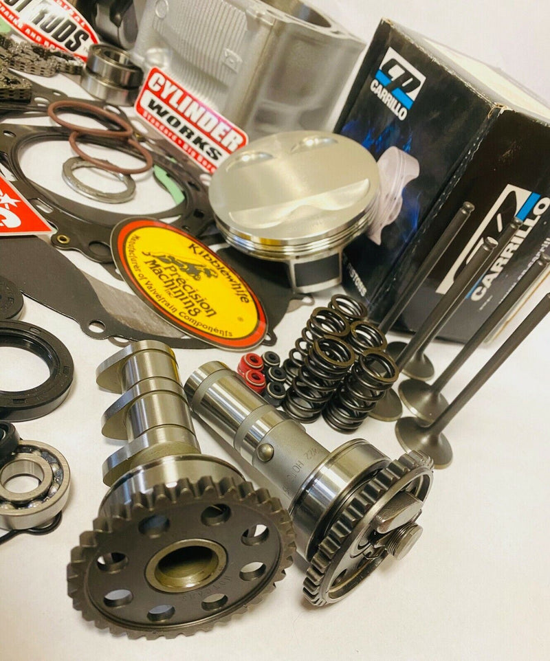 LTZ400 LTZ 400 Z400 95.5mm Big Bore Stroker Webcams +1 Valves 490 Rebuild Kit
