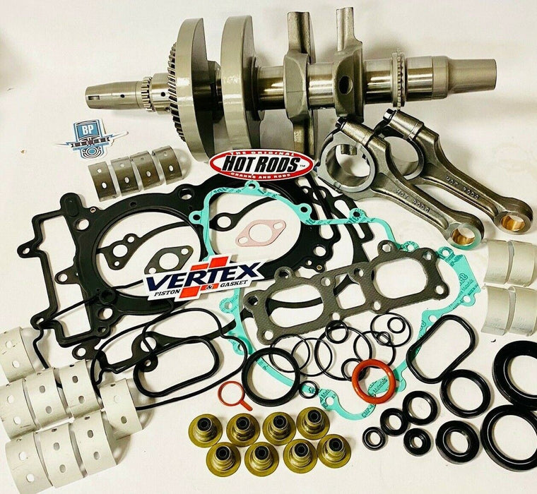 13 14 RZR XP 900 Bottom End Rebuild Kit Complete Crankshaft Crank Rods Bearing