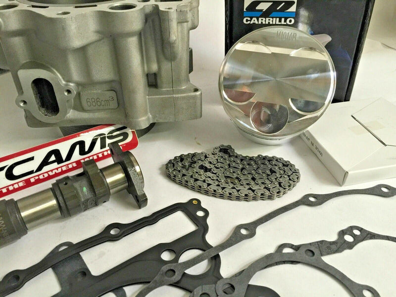 Raptor 660 Big Bore Stroker 102m Complete Engine Rebuild Valves Hotcam Parts Kit
