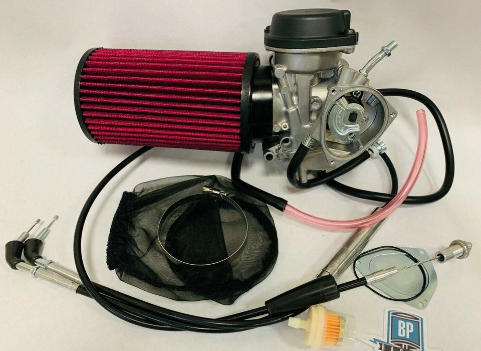 DVX400 DVX 400 Stock Size Carb Complete Carburetor Kit Intake Filter Cable