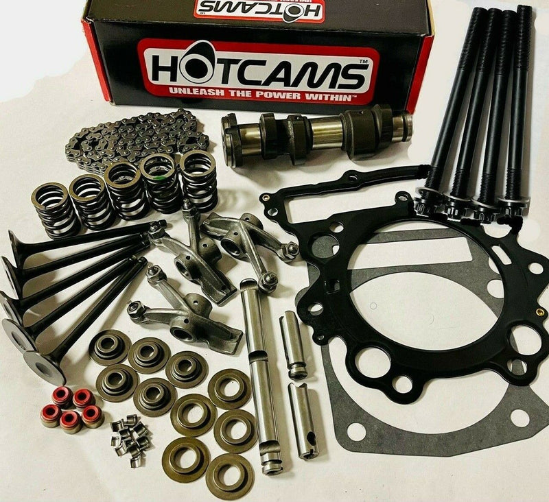 Rhino 660 Mudbuster Hotcam Hot Cam Valves Valve Springs Kit Rockers Arm & Shafts