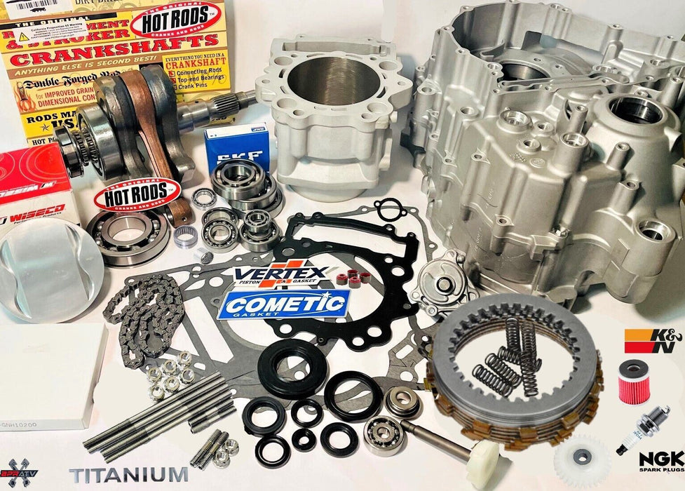 13+ Raptor 700 700R Crank Cases 105.5 Big Bore Stroker Complete Rebuild Kit 780c