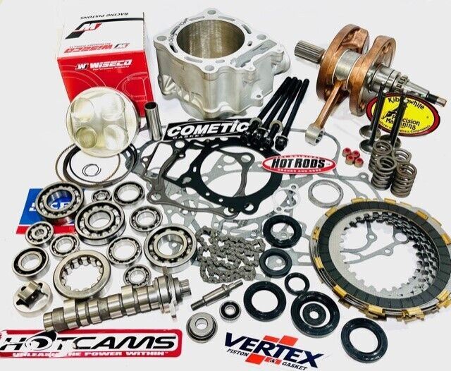 02-08 CRF450R CRF 450R Complete Rebuild Kit Stage 2 Hotcam Kibblewhite Valves