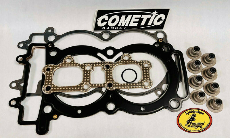 RZR XP 1000 93mm Cometic Top End Gaskets Gasket Kit KPMI Valve Seals Stock Bore