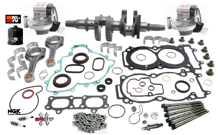 Polaris General XP 1000 Complete Rebuild Kit Top Bottom Motor Engine Assembly