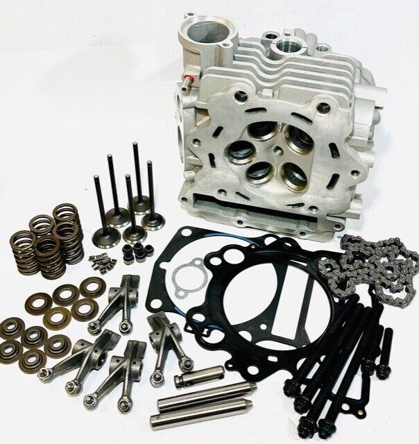 Grizzly 660 Aftermarket Cylinder Head Valve Cover Valves Springs Rocker Arms Kit
