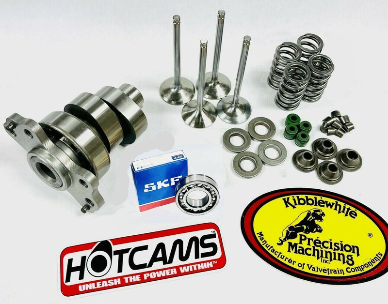 09+ Raptor 700 Stage 3 Hotcam Hot Cam Kibblewhite +2 Valves Head Rebuild Kit