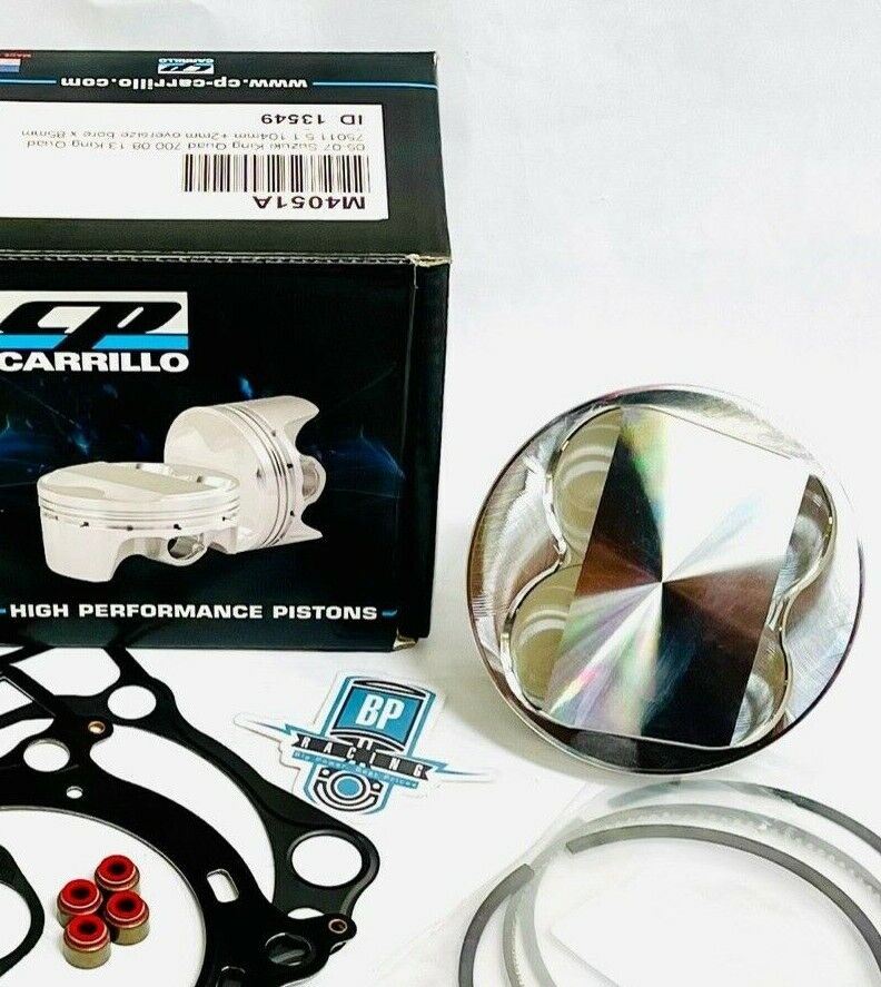 06+ TRX 450R 450ER Stock Cylinder 96mm 14:1 Hi Comp CP Piston Top End Rebuild