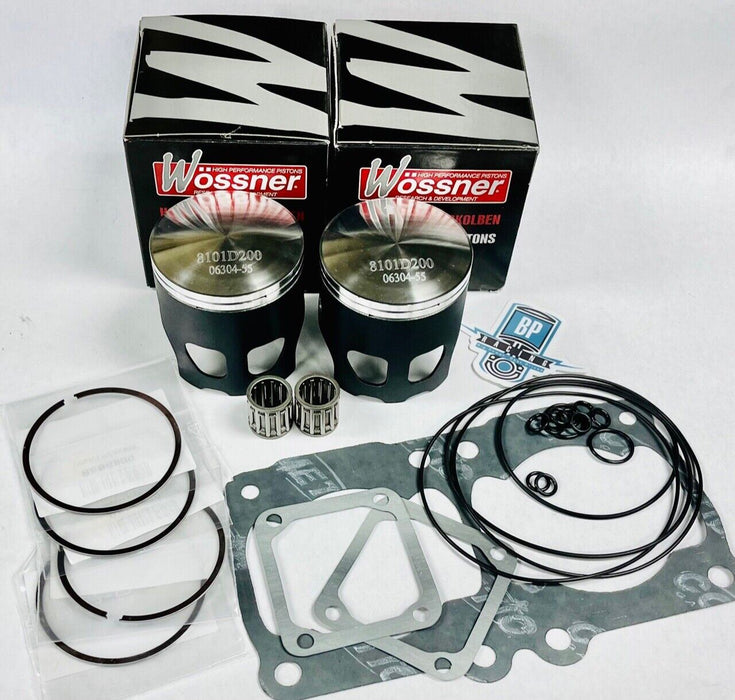 Banshee Stock Bore 64mm Wossner Forged Piston Pistons Gaskets Bearing Piston Kit