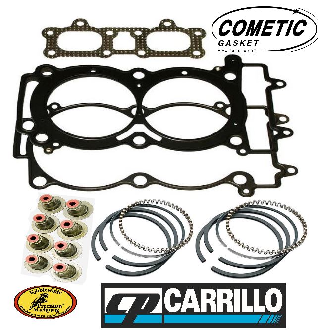 RZR XP 1000 CP Carrillo Piston Rings 98m Big Bore Ring Seals Top End Gasket Kit