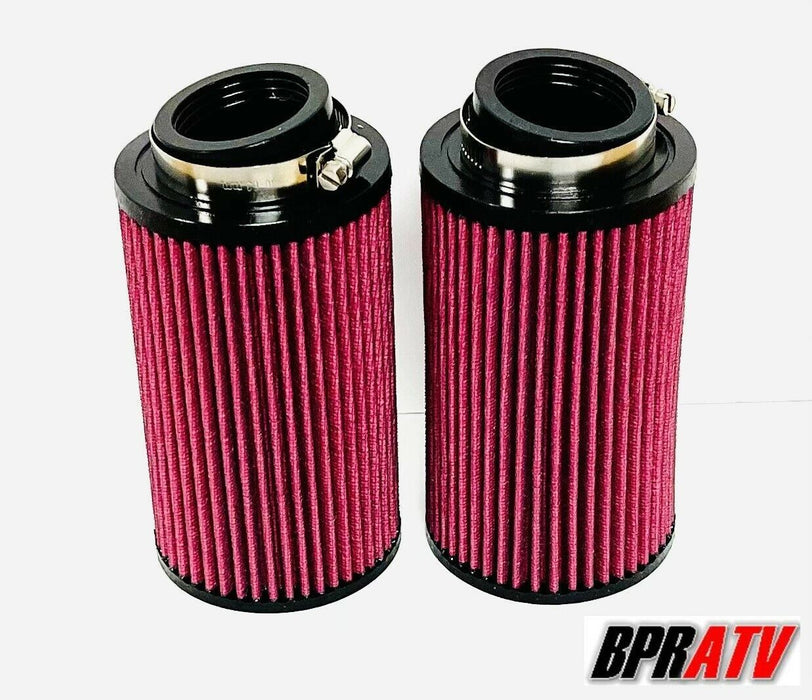 Banshee 38mm 38 mil Lectron Carb Carbs Air FIlters K&N Style 6 Inch Pod FIlters