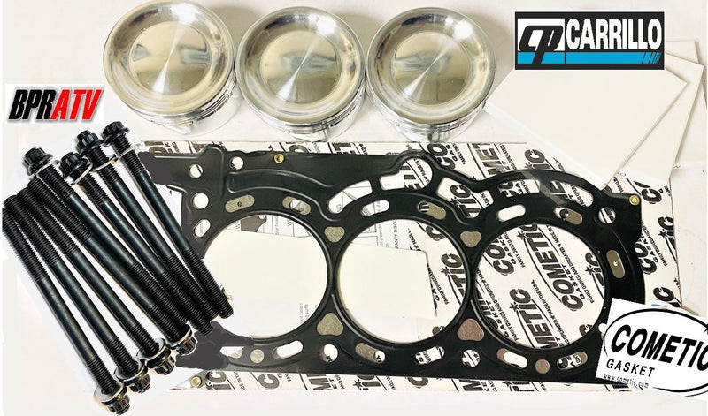 Maverick X-3 X3 Turbo Stock Bore Pistons Head Studs Top End Gasket Piston Kit
