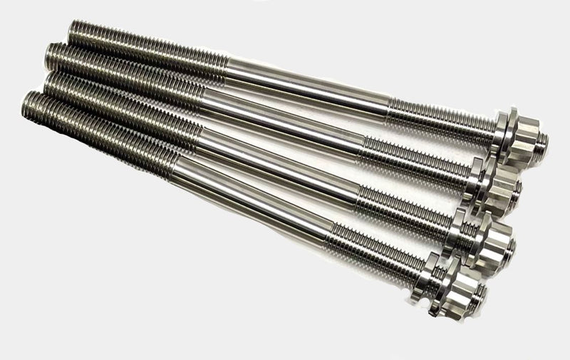 YFZ 450R 450X TITANIUM Head Studs Best Grade 5 Ti-6 Ti Alloy Cylinder Stud Kit