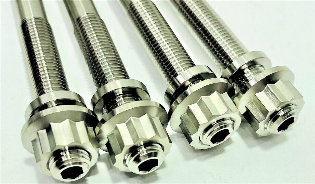 The Best YFZ450 YFZ 450 TITANIUM Head Studs Grade 5 Ti-6 Alloy Stud Bolt Kit Set