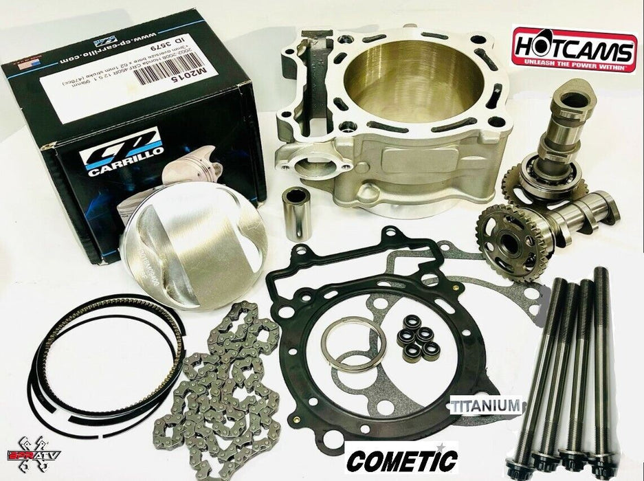 YFZ450 YFZ 450 Carb Model Rebuild Kit Cams Stock 95mm Top End Stage 1 Hotcams