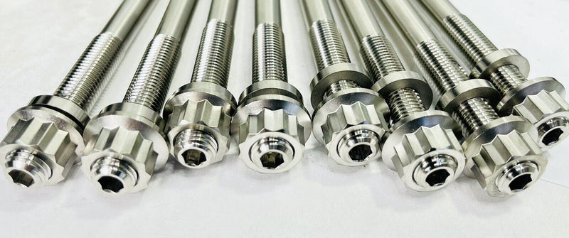 Strongest Wildcat X 4X Titanium Cylinder Head Studs Grade 5 Ti Stud Bolt Kit Set