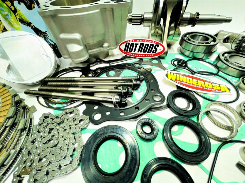 DRZ400 DR-Z DRZ 400 Cases Big Bore Stroker Complete 470 Rebuild Hotcams Valves
