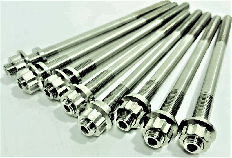 Best Can Am X-3 X3 Turbo TITANIUM Head Studs Better Stronger Ti Stud Bolt Kit