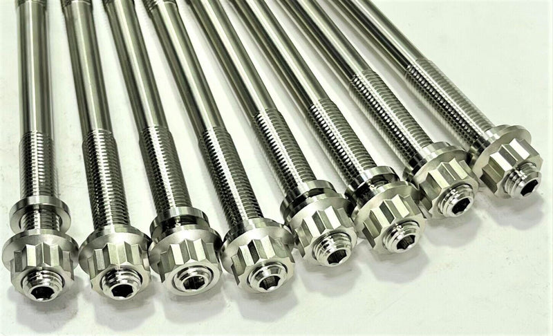Maverick 1000 Trail Sport MAX Ti Head Studs Titanium Alloy Stud Bolt Upgrade Kit