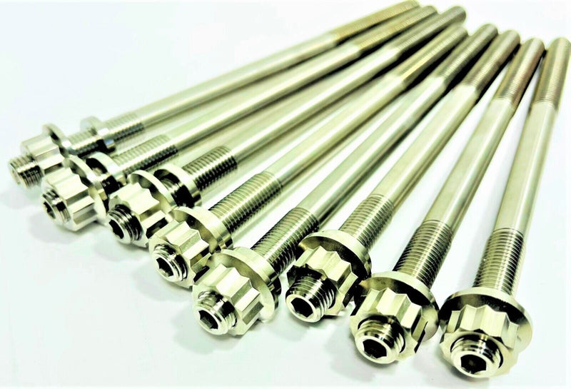 Maverick 1000 Trail Sport MAX Ti Head Studs Titanium Alloy Stud Bolt Upgrade Kit