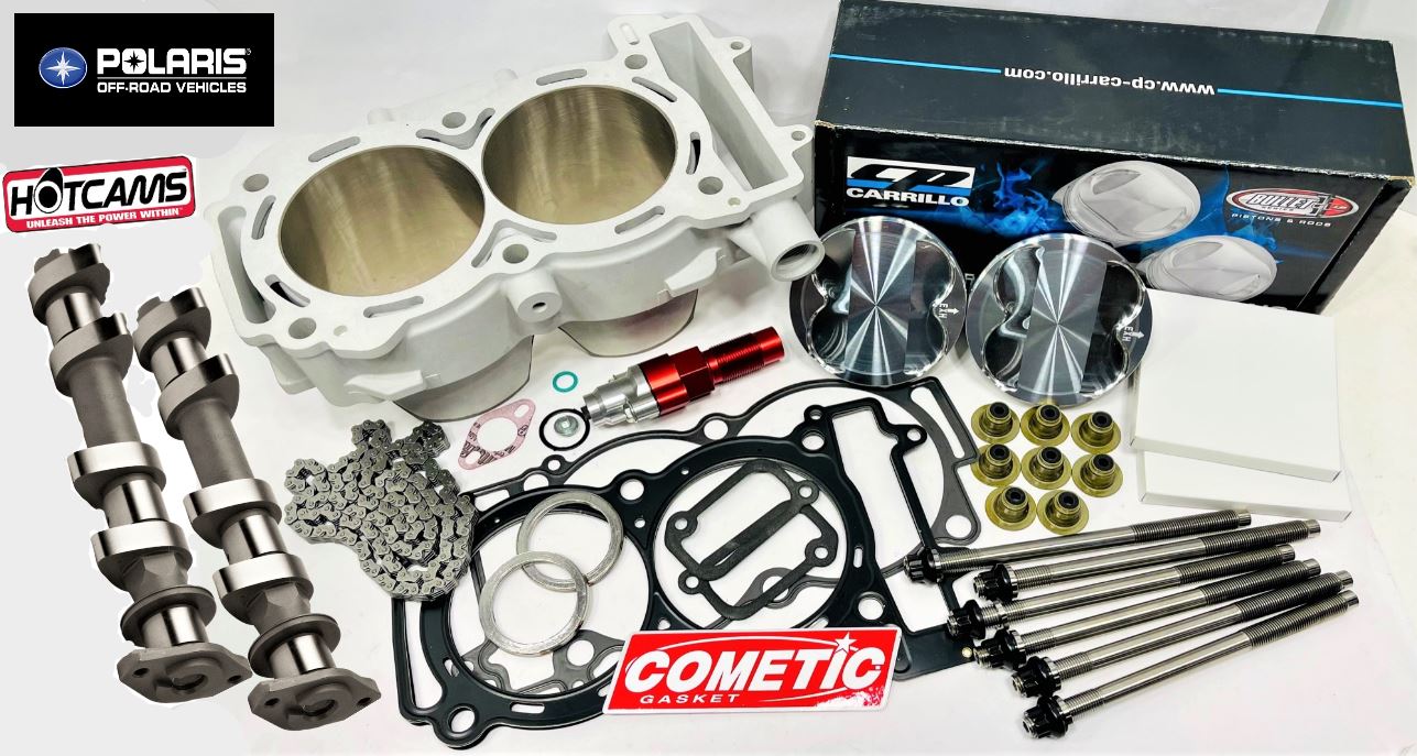 17+ RZR XP 1000 Rebuild Kit Cams Top End Replacement Cylinder Stage 1 Hotcams