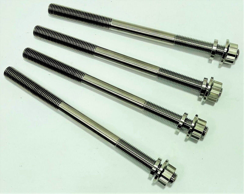 03-06 WR450F Titanium Head Studs Stronger Strongest Cylinder Ti Stud Bolt Kit