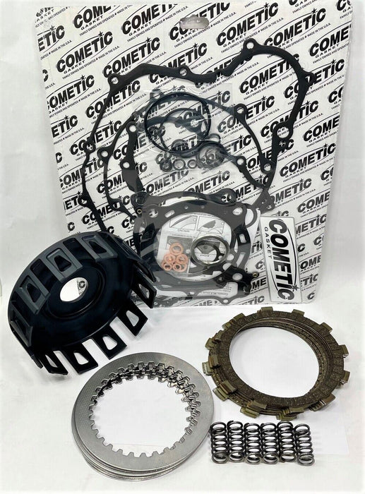 YFZ450 Billet Clutch Basket Clutch Plates Bearings Complete Performance Kit