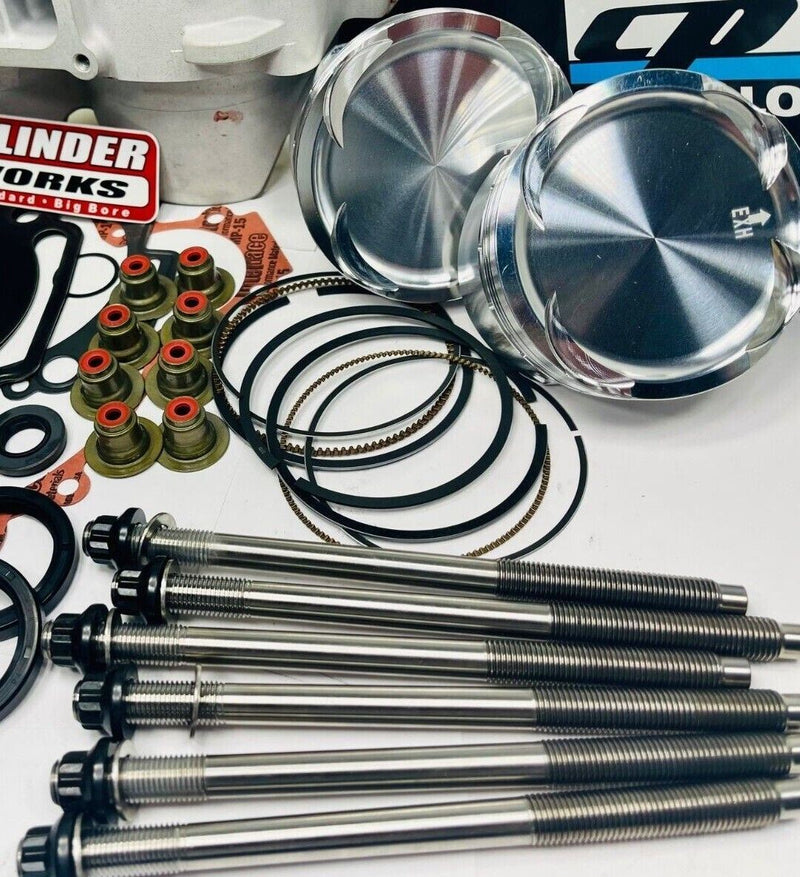 13 14 RZR XP 900 Top End Rebuild Kit 93m Complete Stock Bore Assembly Head Studs