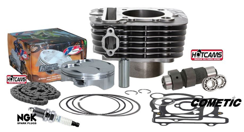 07+ Raptor YFM 350 85mm Big Bore Kit Stage 2 Hotcam +2 Cylinder Camshaft Chain