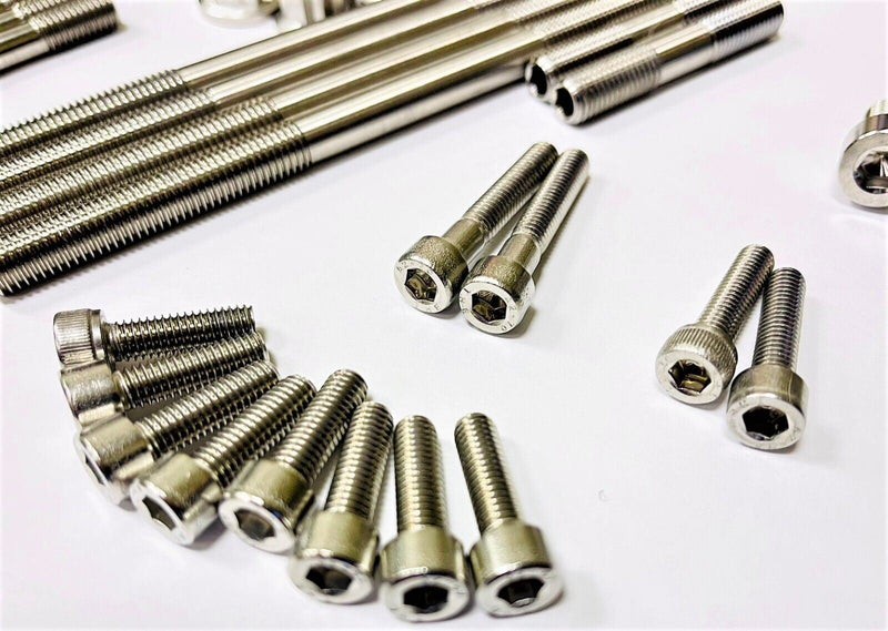 Raptor 700 COMPLETE Ti Head Stud Bolt Kit TITANIUM Exhaust All Studs Bolts Set