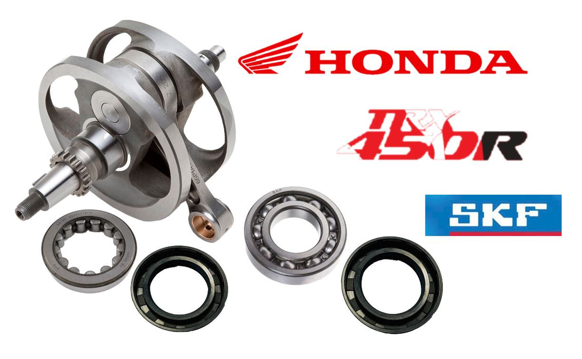 04 05 TRX450R TRX 450R OEM Crank Bearings Honda Crankshaft Main Bearing Seals