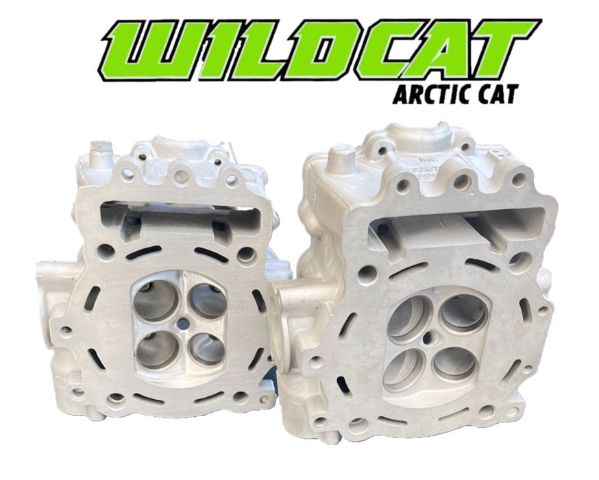 Ported Wildcat X 4X Cylinder Heads 0808-227 Front Rear Both Head Porting Port