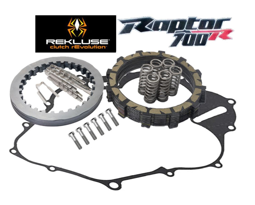 Raptor 700 700R Rekluse Clutch Upgrade Torq Drive Drag Clutch Plates Springs Kit