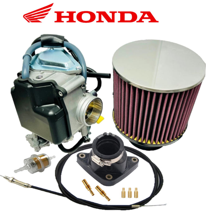 Honda 400EX Stock Carb Kit 400X Replacement Carburetor Set Intake Filter Cable