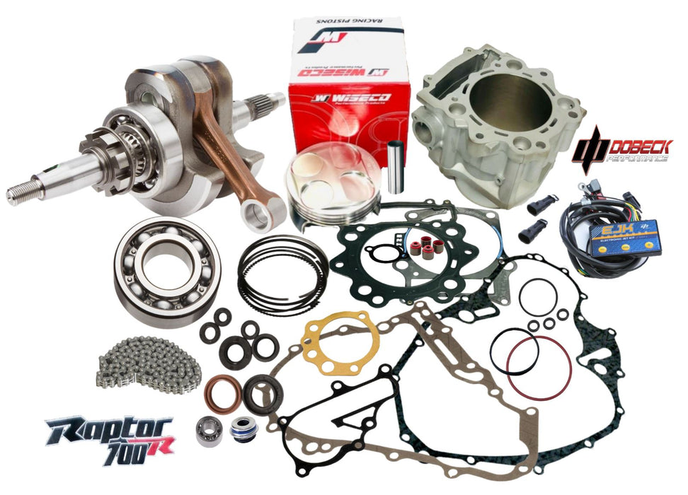 08-14 Raptor 700 700R Big Bore Stroker Kit Dobeck*EFI*EJK 780 Complete Rebuild