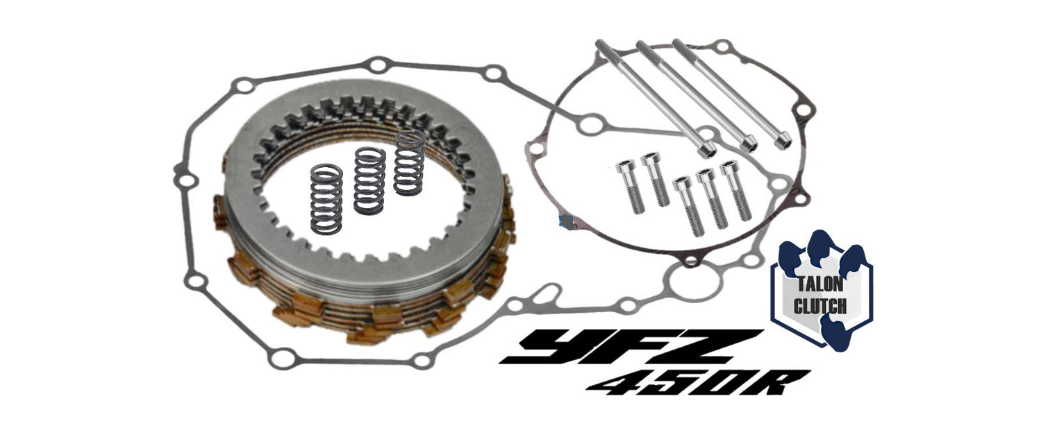 2014+ YFZ450R YFZ 450R Replacement Clutch Kit Fiber Steel Titanium Cov — BPRATV