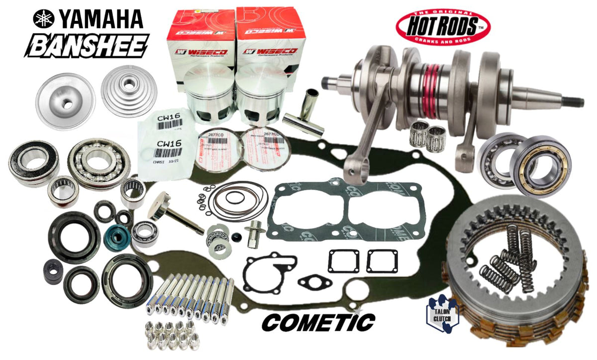 ATHENA Yamaha Banshee 350 Cylinder Top End Gasket Set Kit Pro Design O - Foto 5