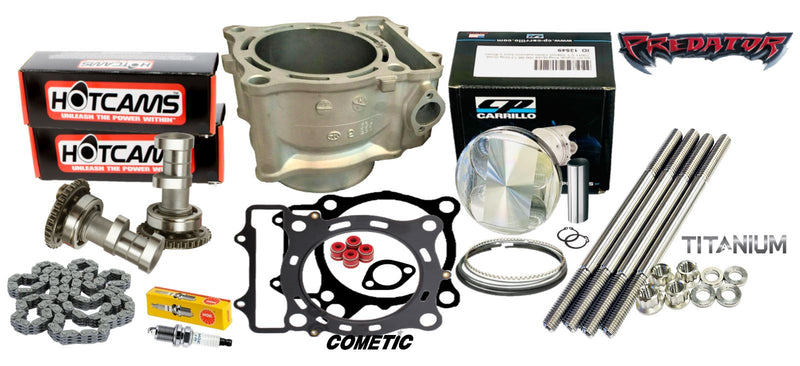 Predator 500 Hotcams Big Bore Kit 105mm OEM Cylinder Piston Cometic Top End Kit