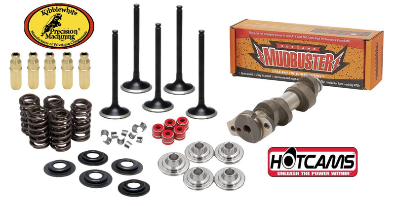 Rhino Grizzly 660 Mudbuster Hotcam Kibblewhite Valve Springs Head Rebuild Kit