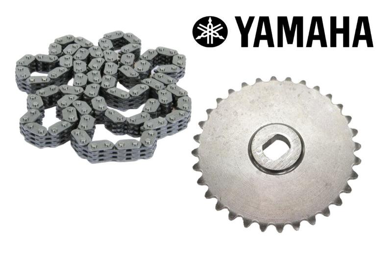 Rhino Grizzly 660 Oil Pump Gear Sprocket Driven Chain Cadena 5KM-13355-00-00 Kit