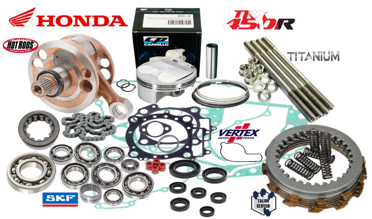 2005 Honda TRX450R Sportrax Rebuild Kit Top Bottom End Assembly Parts Stock Bore