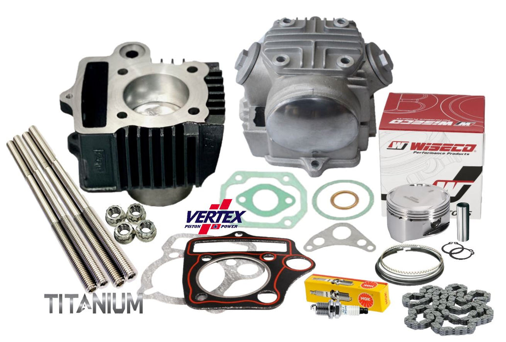 Best Honda CRF 70 Top End Rebuild Kit Assembled Cylinder Head Cam