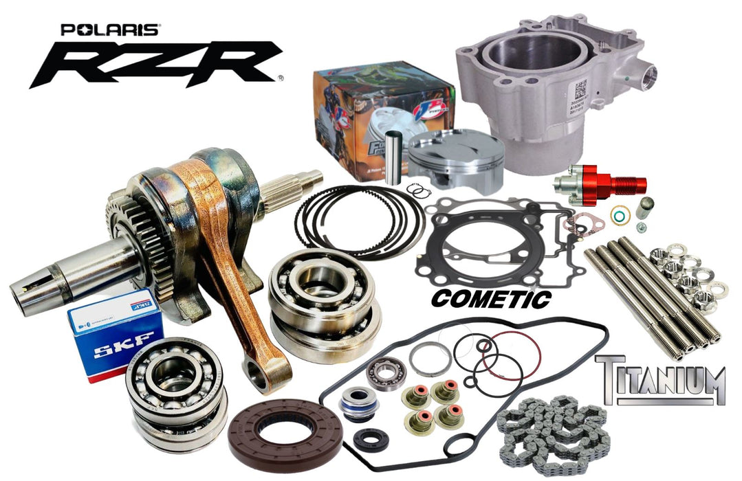 2018+ RZR 570 Hi Comp 13:1 JE Piston Rebuild Kit Top Bottom End Assembly Parts