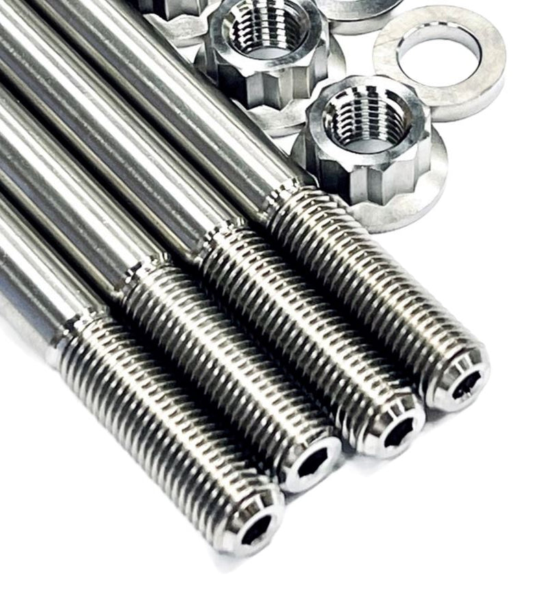 Best Rhino Viking 700 Cylinder Studs Titanium Crankcase Cases Stud 12 Pt Nut Kit