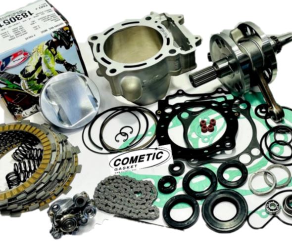08-12 RMZ450 Cases Rebuild Kit Complete Top Bottom Motor Engine Crankcase Set