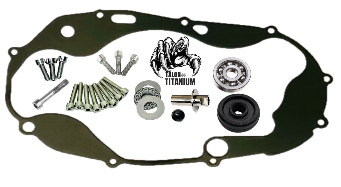 Banshee Clutch Pusher Pancake Bearing TITANIUM Bolts Gasket Bearing Complete Kit