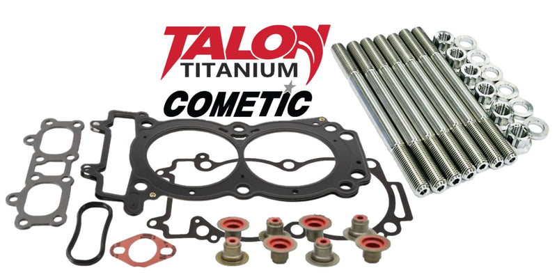 RZR XP 900 98mm Head Gasket Kit Big Bore Top End Gaskets TITANIUM Ti Head Studs